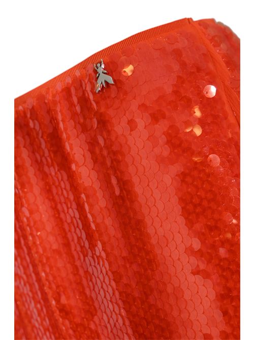 Gonna midi in gerogette con paillettes Patrizia Pepe | 8G0506 A724R885